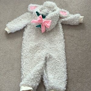 Posh Peanut Halloween Costume Lamb with pink bow 18-24 month